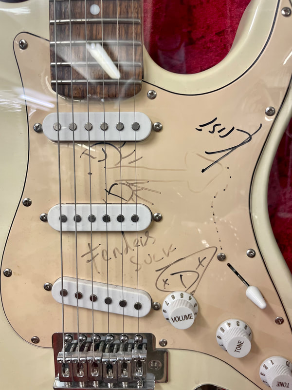 Signed Nirvana Guitar