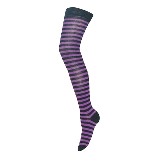 Macahel Striped Overknee Socks